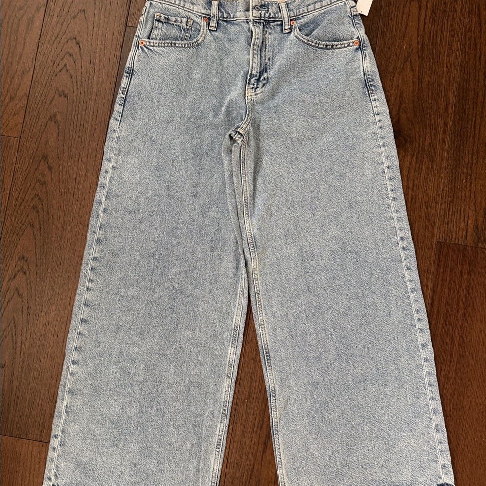 Gap Mid Rise UltraSoft Boxer Baggy Jeans
